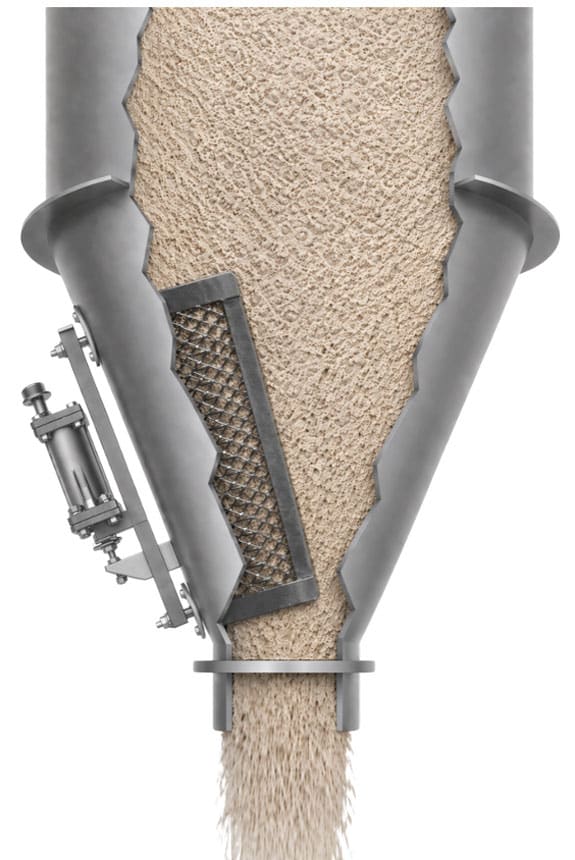Thayer Scale Bridge Breaker flow aid vibrates only the material